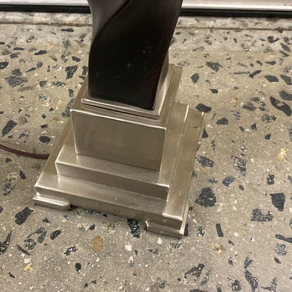 Uttermost Twist Table Tuco Lamp in Antique Black Twisted Metal - Picture 6 of 10